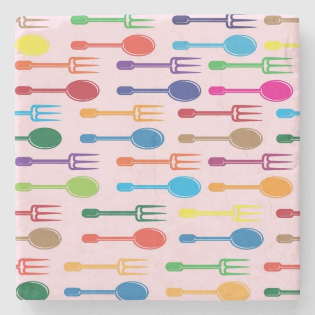 Speisen von Beschaffenheit Steinuntersetzer (Vorderseite)