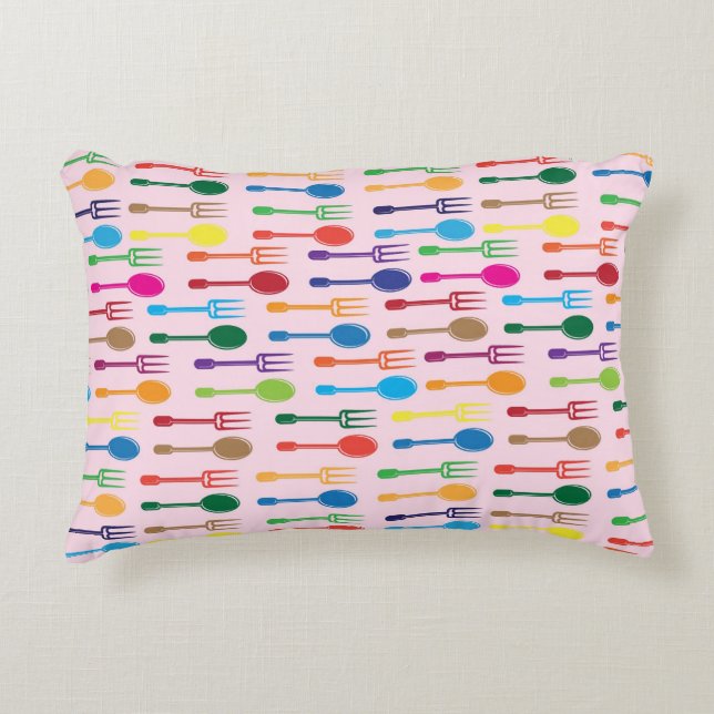 Speisen von Beschaffenheit Zierkissen (Vorderseite)