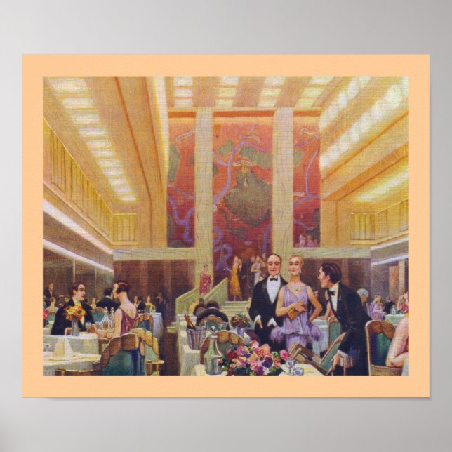 Speisesaal Ile de France Poster (Vorne)