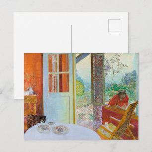 Speisezimmer auf dem Lande Paul Bonnard Postkarte