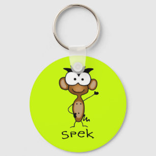 Spek den Affen-Schlüsselanhänger Schlüsselanhänger
