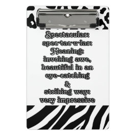 Spektakulär: Definition ・ tac ・ ・ Mini Klemmbrett