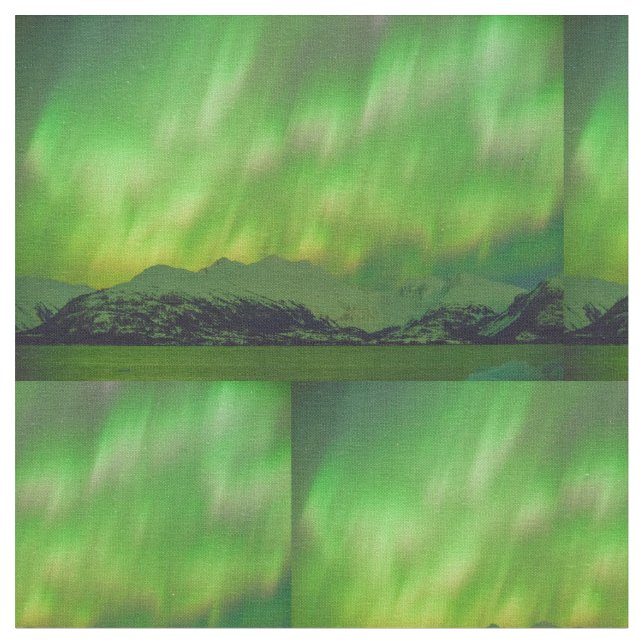 Spektakuläre Aurora Stoff (Nahaufnahme)