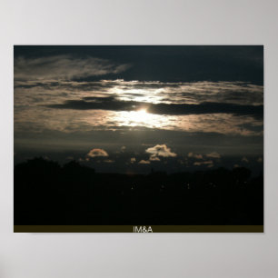 Spektakuläre Dusk Sky Poster