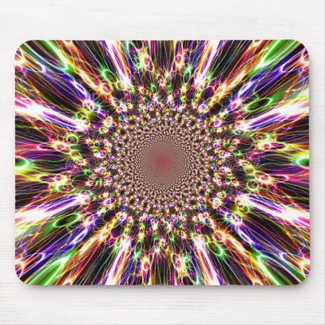 Spektakuläre Regenbogenbewegung Mousepad (Vorne)