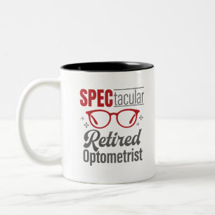 Spektakuläre remüde Optometrikeroptometrie Zweifarbige Tasse