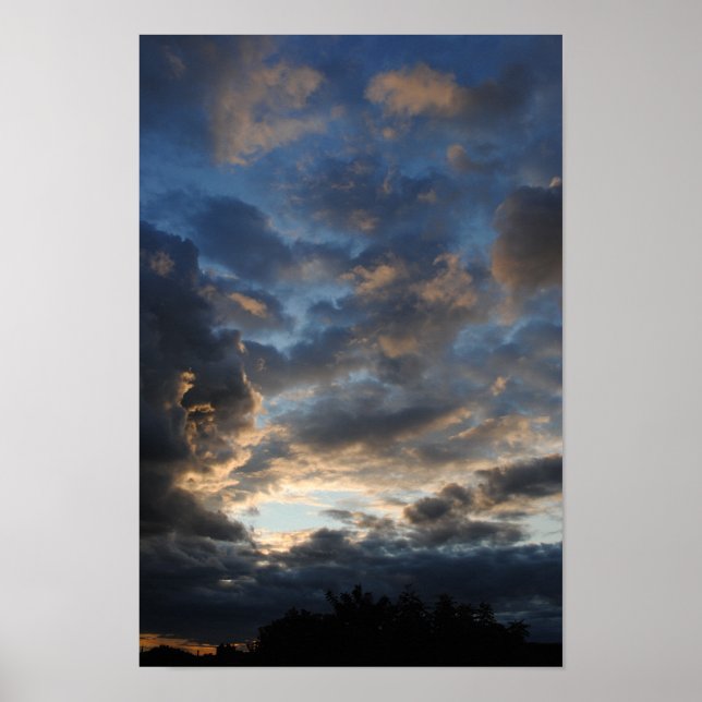 Spektakuläre Wolken in Sky 2 Poster (Vorne)