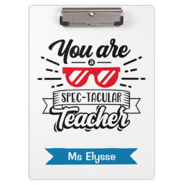 Spektakulärer Lehrer Funny Pub Clipboards Klemmbrett