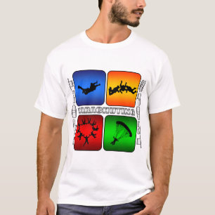 Spektakuläres Fallschirmspringen T-Shirt