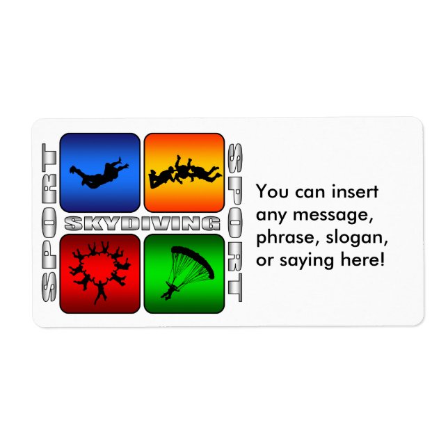 Spektakuläres Skydiving (Vorne)