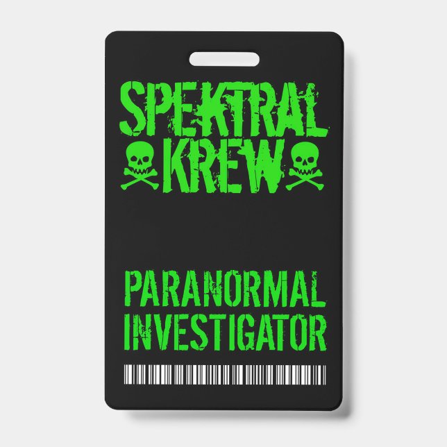 Spektral Krew Lanyard Ausweis (Vorderseite)