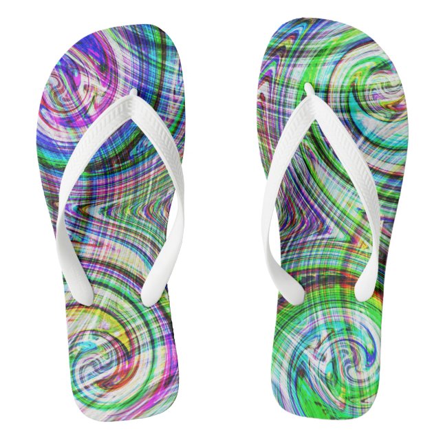 Spektraldiamant 4 Flip Flops (Fußbett)