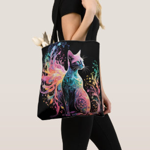Spektrale, holografische Katze: Ein Prisma der Ele