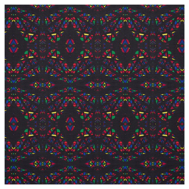Spektrales Regenbogen-Abstrakt Gouache-Kunst Stoff (Muster)