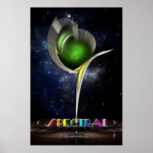 spektralförmig poster