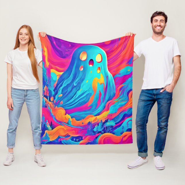 Spektralgeister Halloween Art Fleecedecke (Beispiel)
