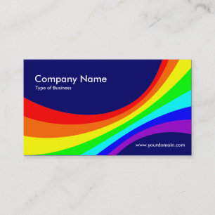 Spektralkurve II - Dunkles Blau 000066 Visitenkarte