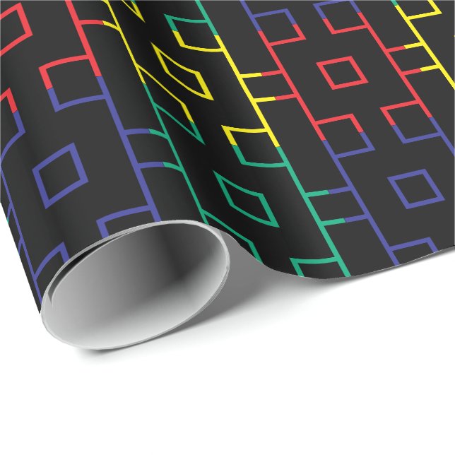 Spektralplätze Geschenkpapier (Rolleneckpunkt)