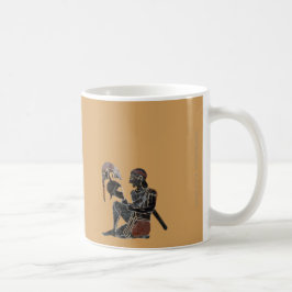 Spektrum - altgriechisches Hoplitesoldatsitzen Kaffeetasse