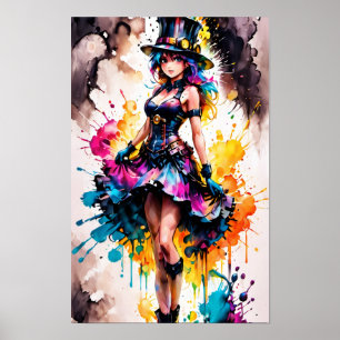 Spektrum der Farbe Poster