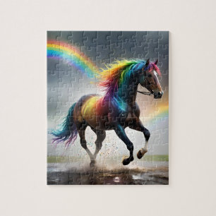 Spektrum der Grace: Regenbogenroh unter Regenbogen Puzzle