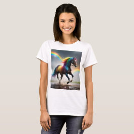 Spektrum der Grace: Regenbogenroh unter Regenbogen T-Shirt