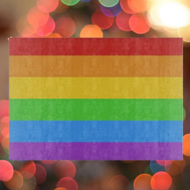 Spektrum des Pride-Glases Schneidebrett (Von Creator hochgeladen)