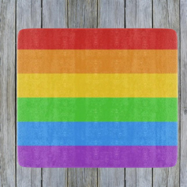 Spektrum des Pride Glass Schneidebrett (Von Creator hochgeladen)