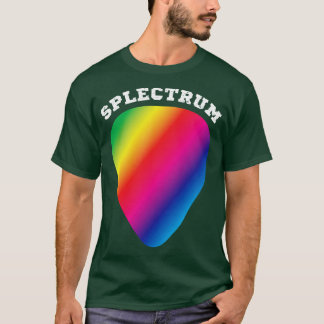 Spektrum des Spektrums mit Regenbogenfarben T-Shirt