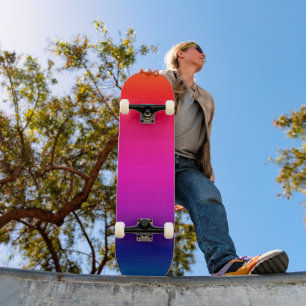 Spektrum horizontaler Farben - 4 Skateboard