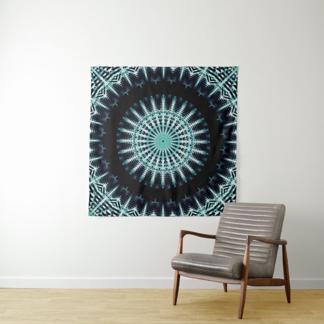 Spektrum Soundwave Mandala Wandteppich (Beispiel)