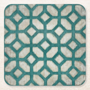 Spektrum-Symmetrie IX Rechteckiger Pappuntersetzer