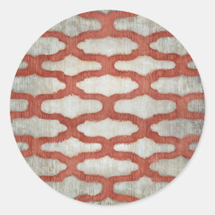 Spektrum-Symmetrie VI Runder Aufkleber