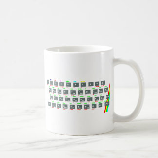 Spektrum-Tasten Sinclairs ZX Kaffeetasse