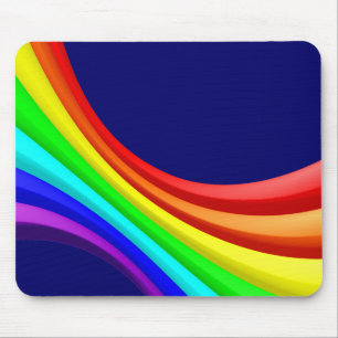 Spektrumkurve 3d - Dunkles Blau 000066 Mousepad