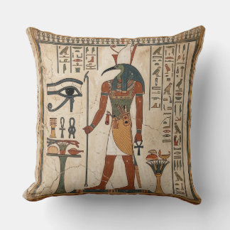 Spell of Djehuty: Thoth-Magus Ancient Egyptian Kissen
