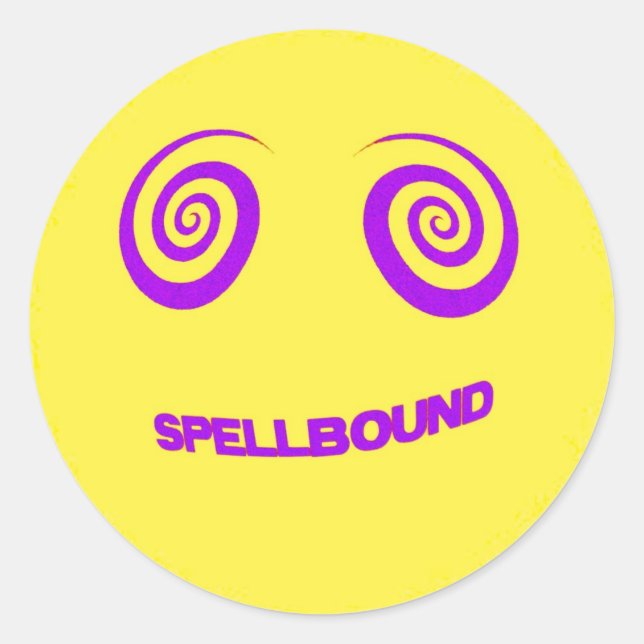 SPELLBOUND VON YELLOW RUNDER AUFKLEBER (Vorderseite)