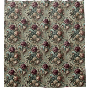 Spellhound - Gotisches Viktorianisches Design Duschvorhang
