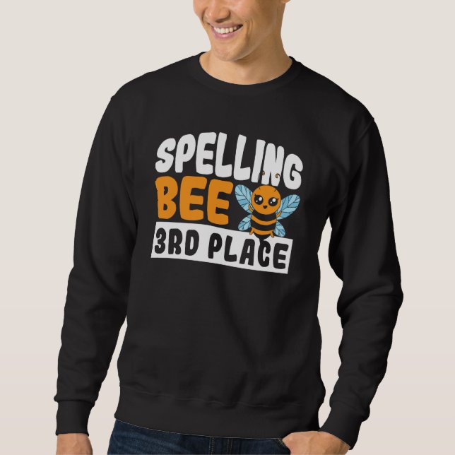 Spelling Bee 3rd Place School Spelling Bee Sweatshirt (Vorderseite)