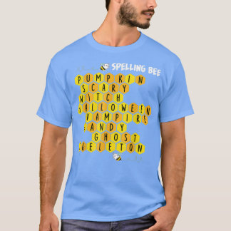 Spelling Bee Pun Halloween Kostüm für Teachers  T-Shirt