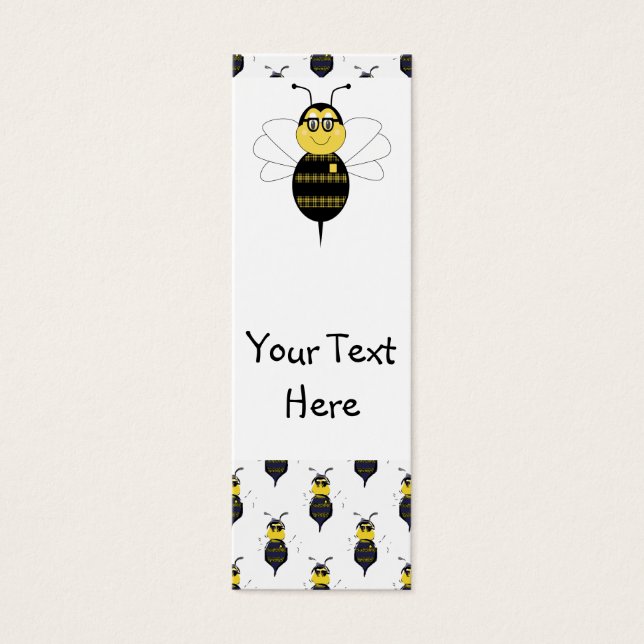 SpellingBee Bumble Bee Lesezeichen (Vorderseite)