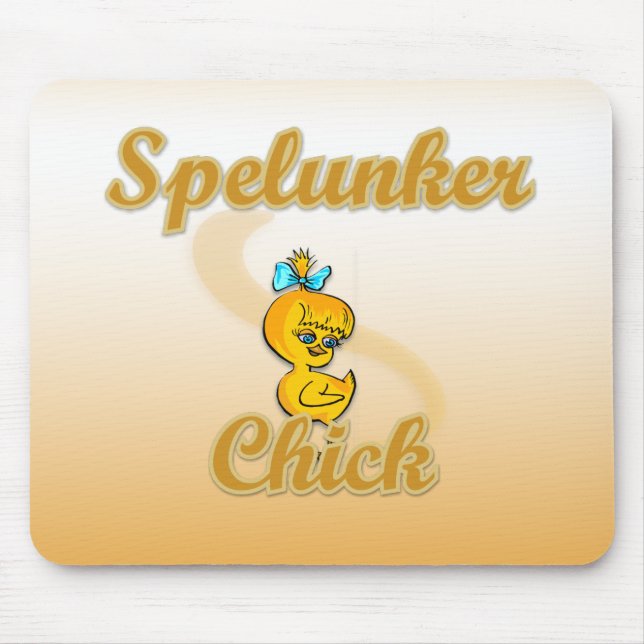 Spelunker Chick Mousepad (Vorne)