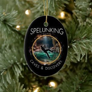 Spelunker, Höhlen und Entdeckungen Spelunker Natur Keramik Ornament