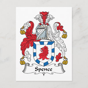 Spence Familienwappen Postkarte