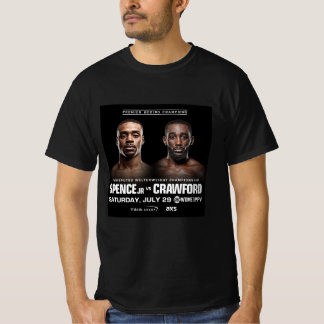 Spence vs Crawford Offiziell Poster T-Shirt