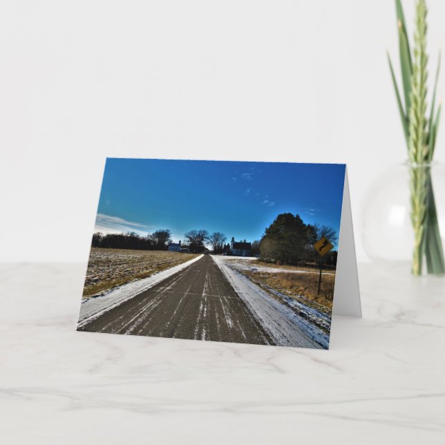 "Spencer Brook" Weihnachtskarte Karte (Vorderseite)