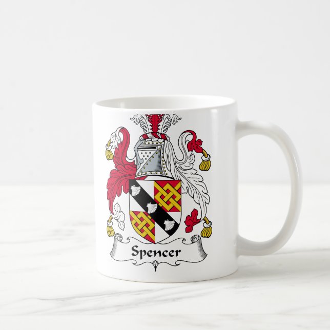 Spencer-Familienwappen Kaffeetasse (Rechts)
