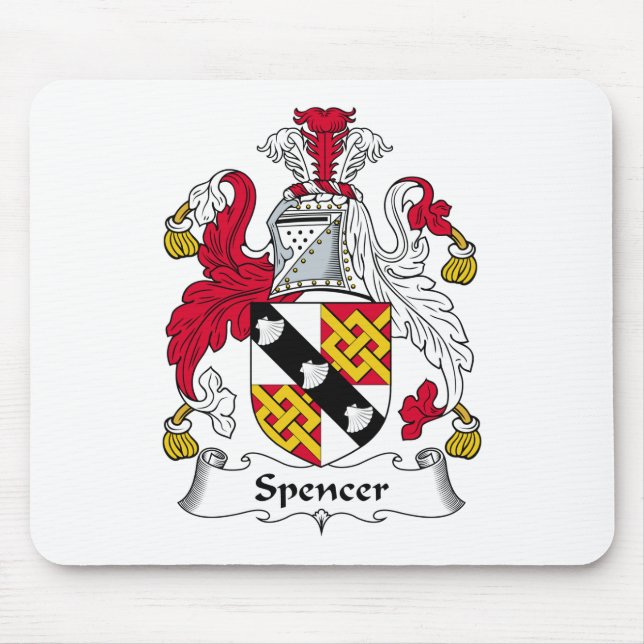 Spencer-Familienwappen Mousepad (Vorne)