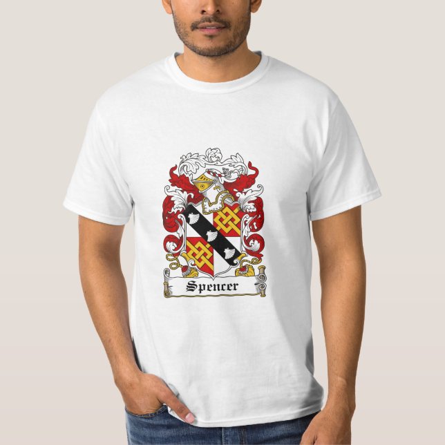 Spencer-Familienwappen - Spencer-Wappen T-Shirt (Vorderseite)