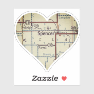 Spencer Iowa Aufkleber